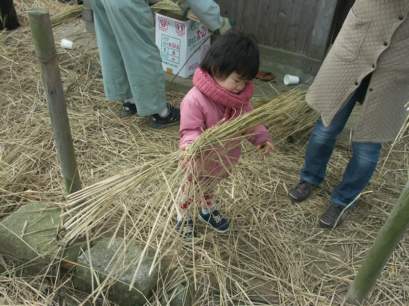 オーダー家具　小さな子もお手伝い